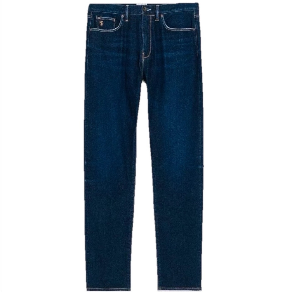 Todd Snyder Slim Stretch Jeans Men’s 31x30 Dark Indigo High Rise Denim